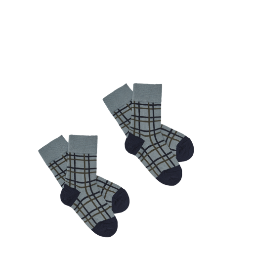 Kids shoe online FUB short socks Checked socks Fub