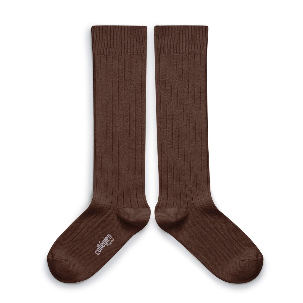 Collegien - Knee socks Chocolat au lait