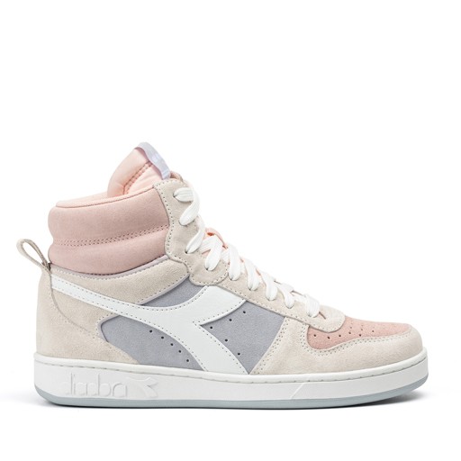 Kids shoe online Diadora trainer High light pink sneaker with laces