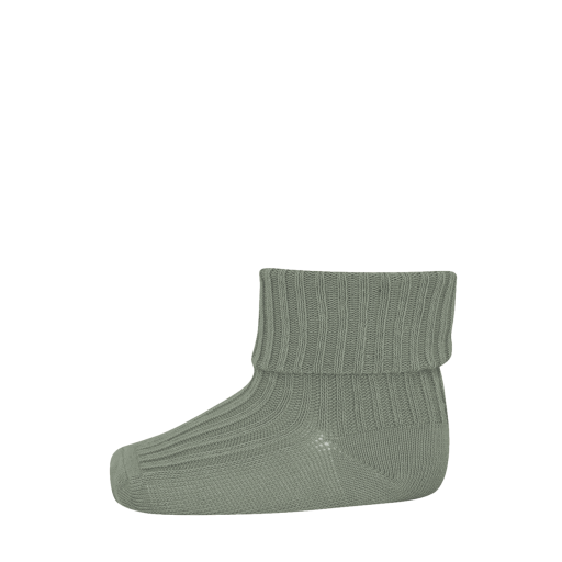Kids shoe online mp Denmark short socks Fine wool rib socks Ivy Lily Pad