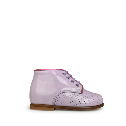 Beberlis first walkers Lace-up lilac
