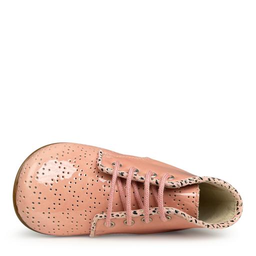 Beberlis first walkers Lace-up pink