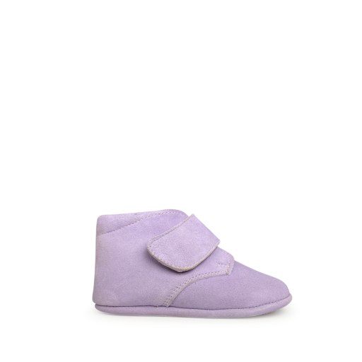 Kinderschoen online Beberlis Preschoenen Babyslof lila