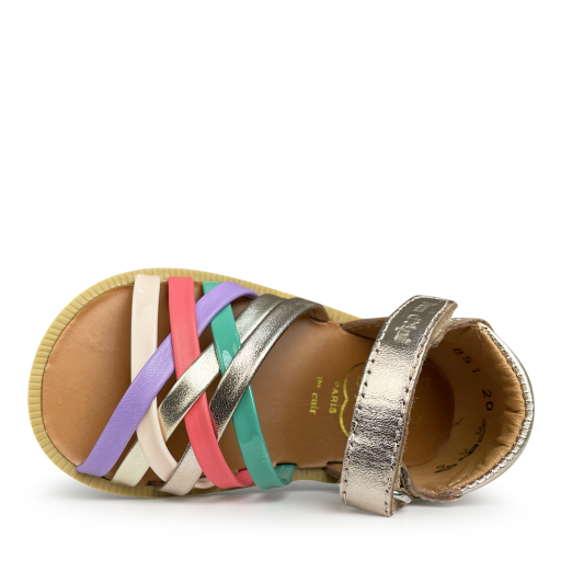 Pom d'api sandals Sandal multicolor crossed straps