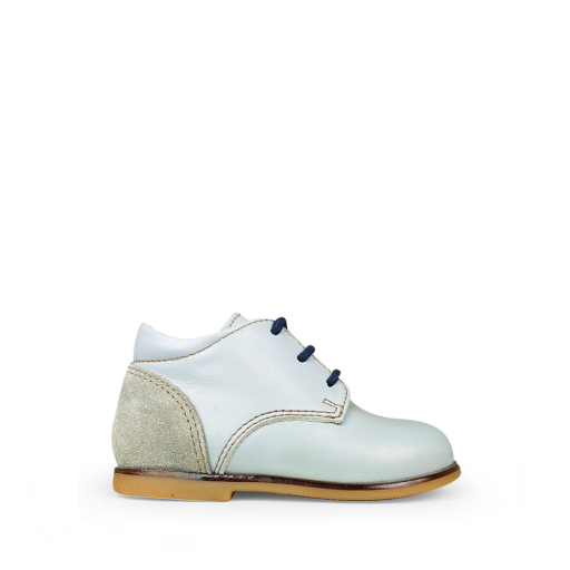 Ocra first walkers Blue lace-up shoe
