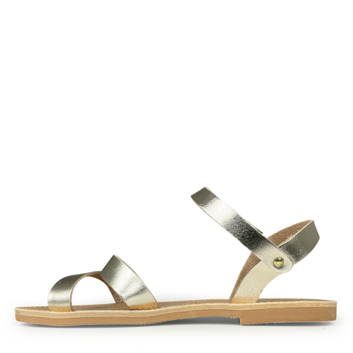 Thluto sandals Gold leather sandals