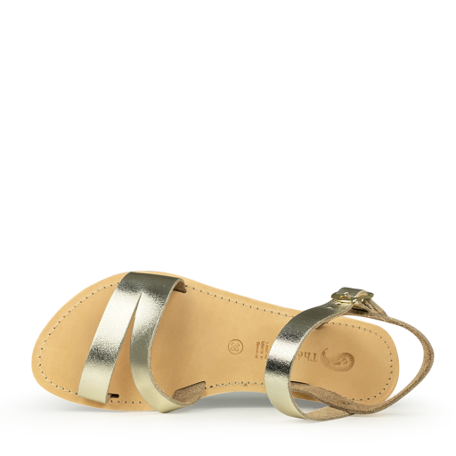Thluto sandals Gold leather sandals