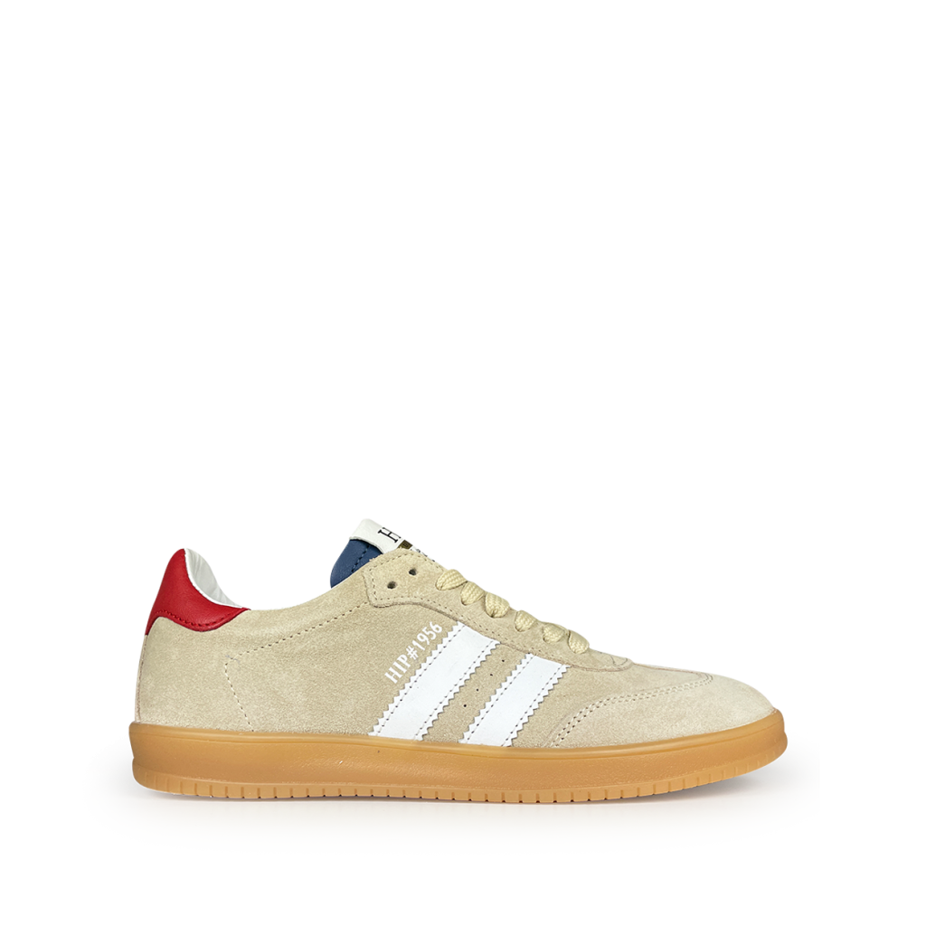 HIP - Sneaker beige and red