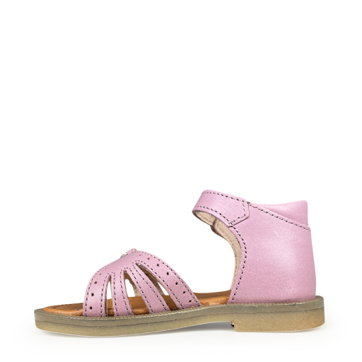 Romagnoli  sandalen Lila sandaal met gespen