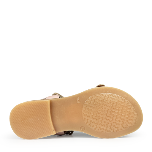 Romagnoli  sandalen Roos metallic sandaal