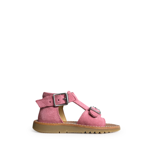 Kinderschoen online Gallucci sandalen Roze sandaal met gespen