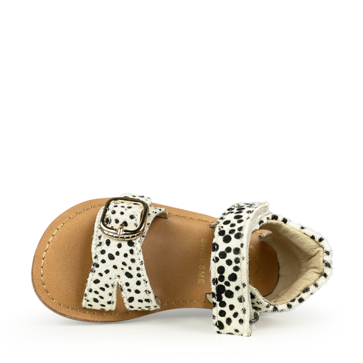Shoesme sandals White sandal with black dots