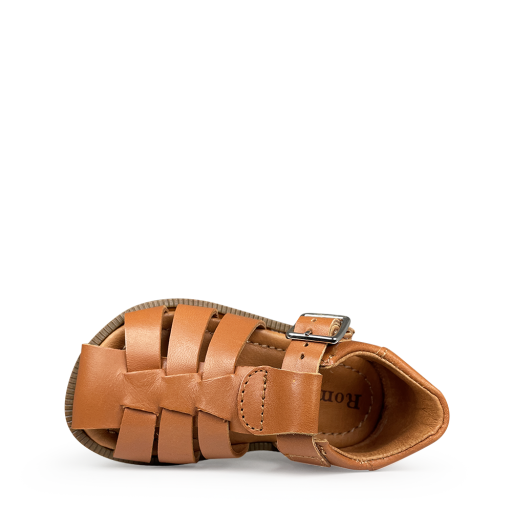 Romagnoli  sandalen Bruine gesloten sandaal