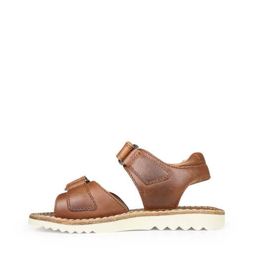Pom d'api sandals Brown sandal on white sole