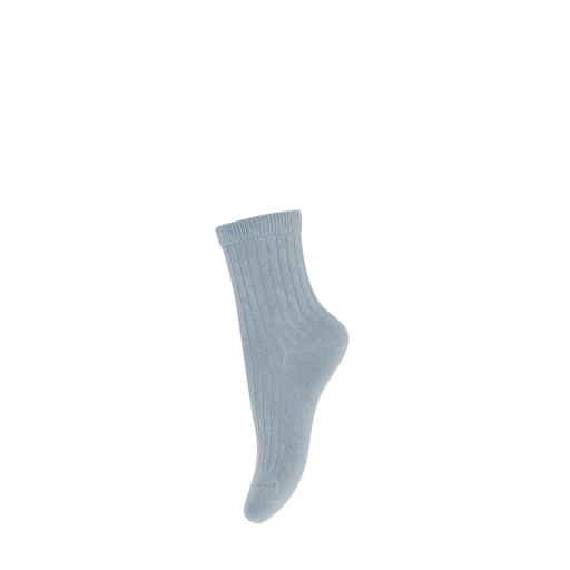 Kids shoe online mp Denmark short socks Blue cotton ribbed socks