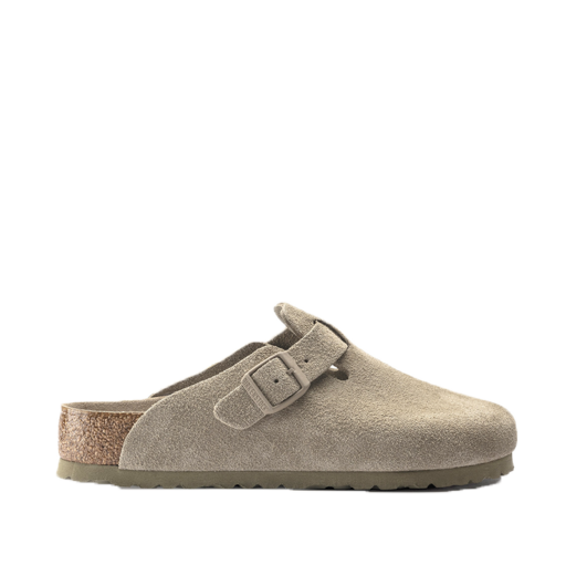 Kids shoe online Birkenstock sandals Birkenstock Boston Soft Footbed Suede Leather