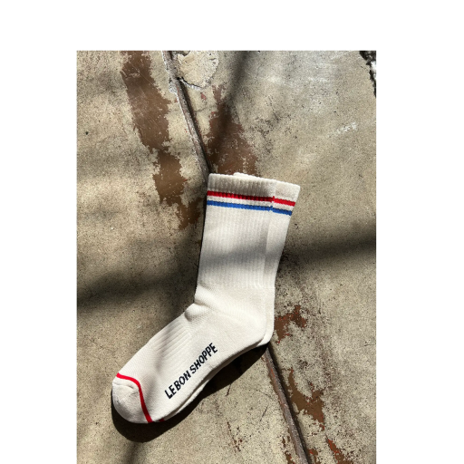 Kinderschoen online Le Bon Shoppe korte kousen Boyfriend sokke - ice