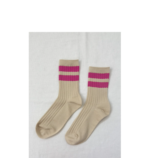 Kids shoe online Le Bon Shoppe short socks Varsity/ Pink