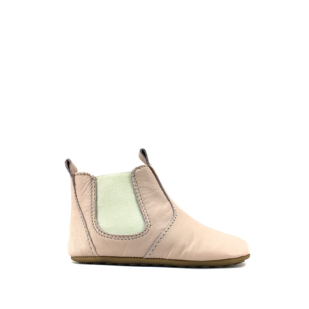Pompom - Soft rose ankle boot - slipper