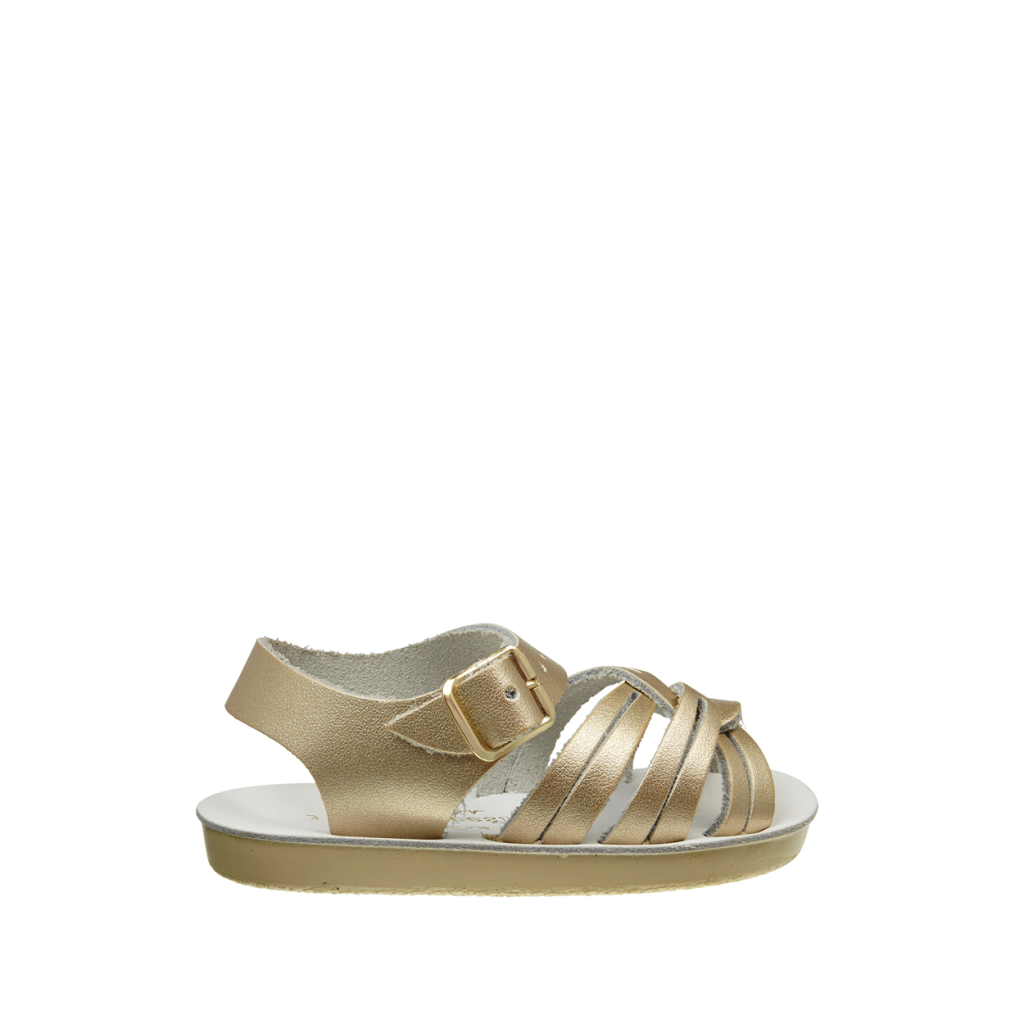 Salt water sandal - Strapwee sandaal in goud