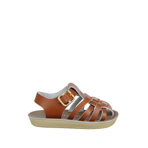 Salt water sandal sandals Sailor sandal in brown