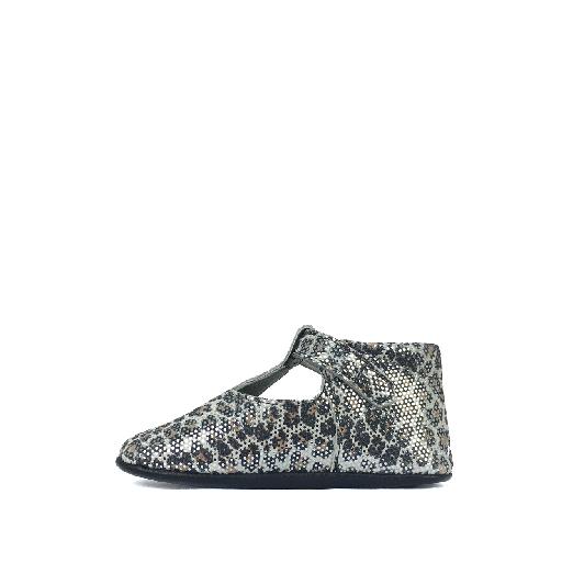 Tricati pre step shoe Pre stepping ballerina leopard glitter