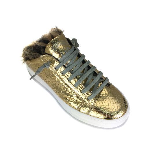 P448 trainer Gold lined insert sneaker