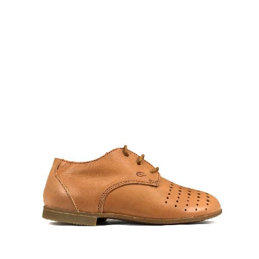 Gallucci first walkers Derby in brown with perforation