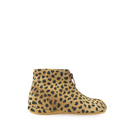 Kinderschoen online Gallucci pantoffels Pantoffel in cheetah print