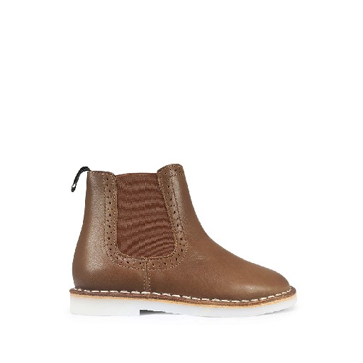 Young Soles Boots Chelsea boot in brown smooth leather