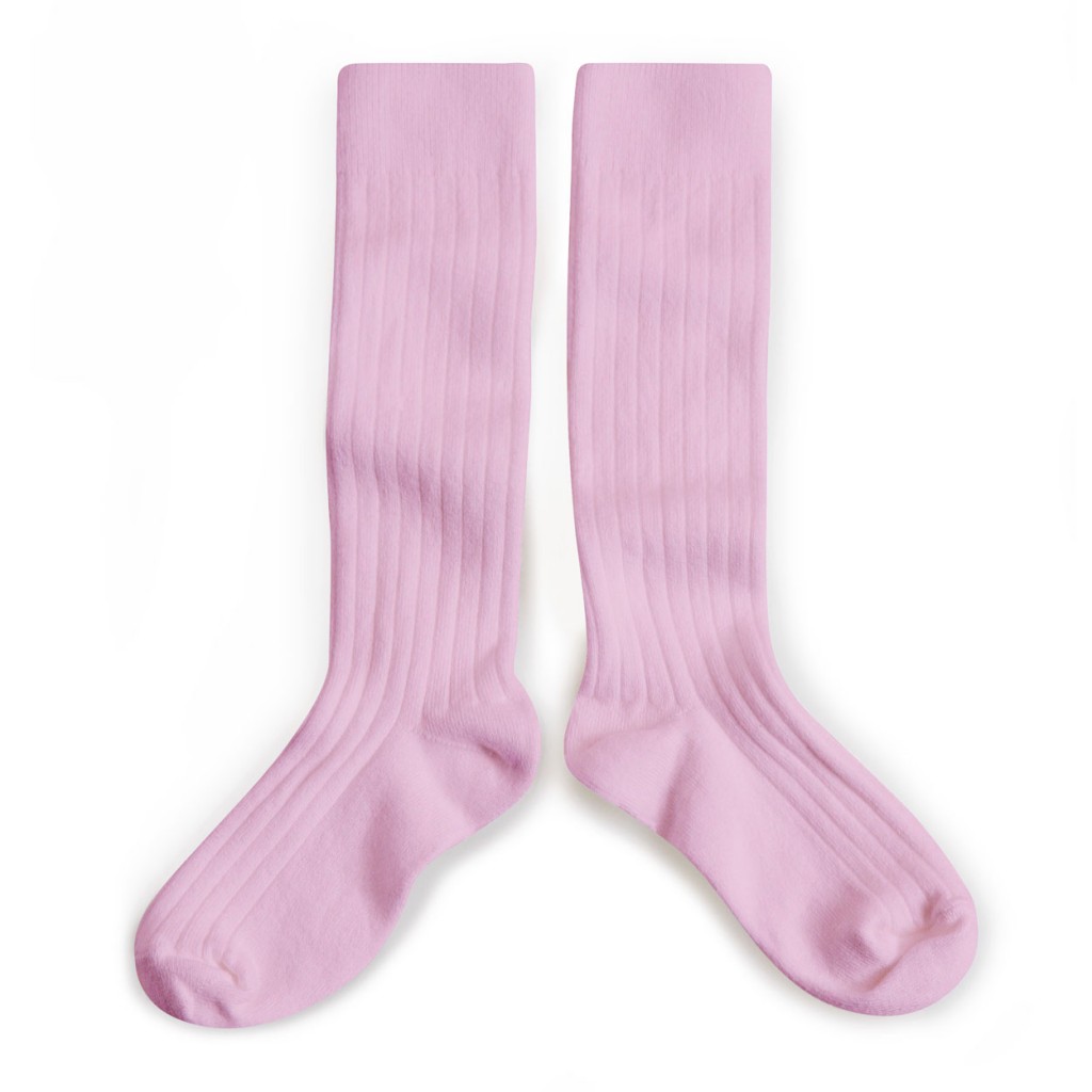 Collegien - Knee socks rose petit jsus