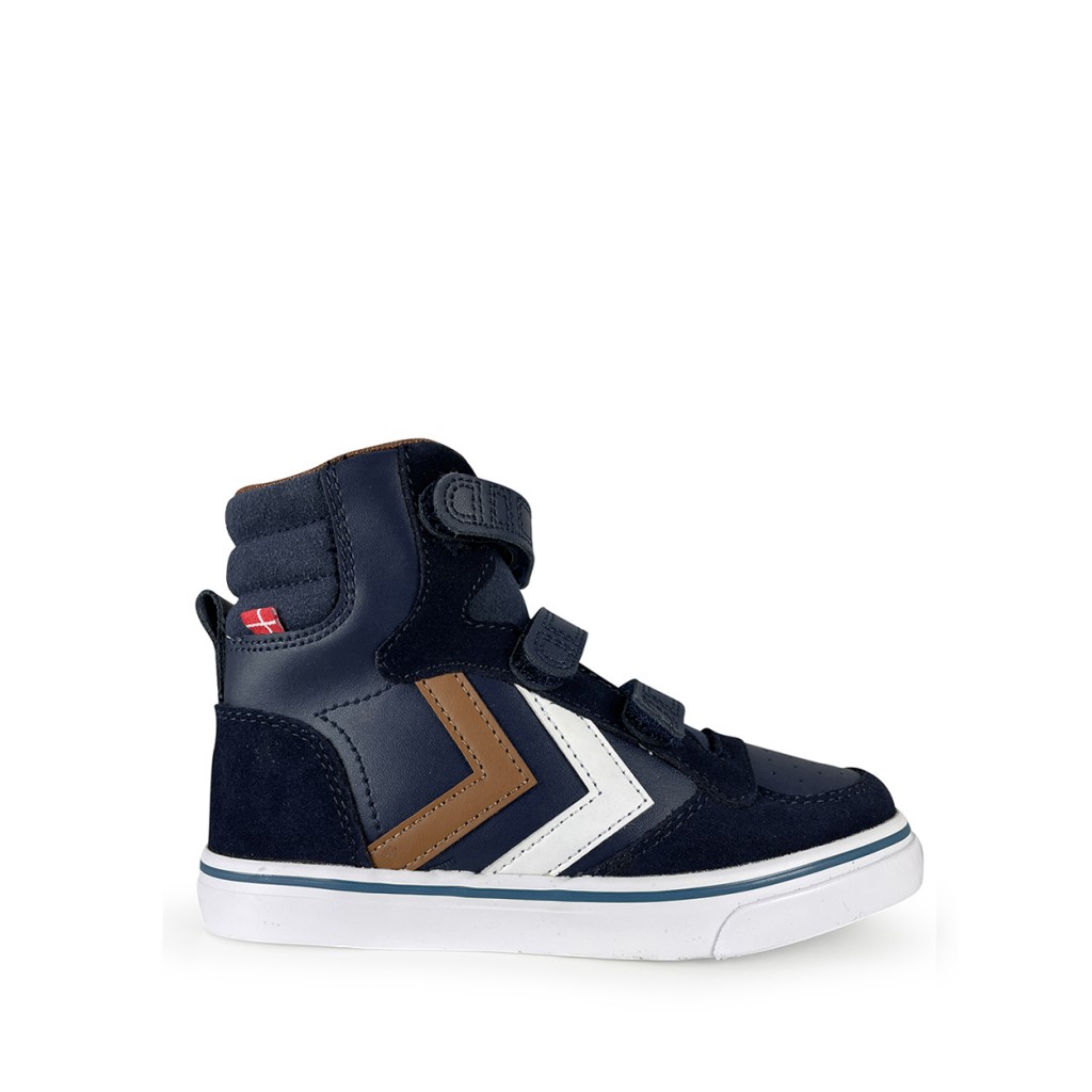 Hummel - Sturdy high blue sneaker with lining