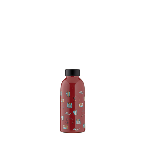 Kids shoe online 24bottles Drinking bottles Thermos flask MamaWata in bordeaux with retro print