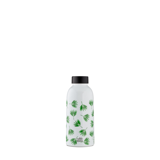 Kids shoe online 24bottles Drinking bottles Thermos MamaWata white with palm leaves