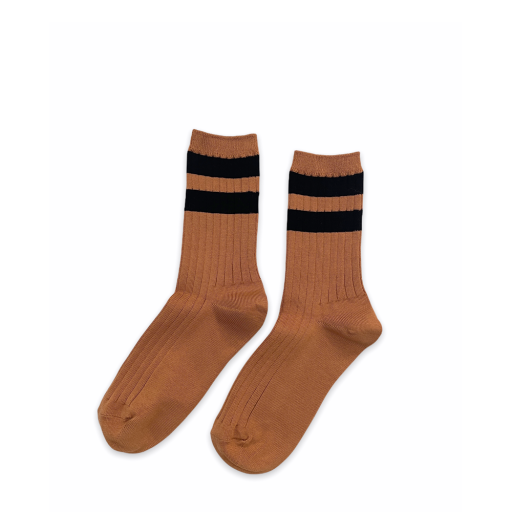 Kinderschoen online Le Bon Shoppe korte kousen Le Bon Shoppe - her varsity Socks - peanut