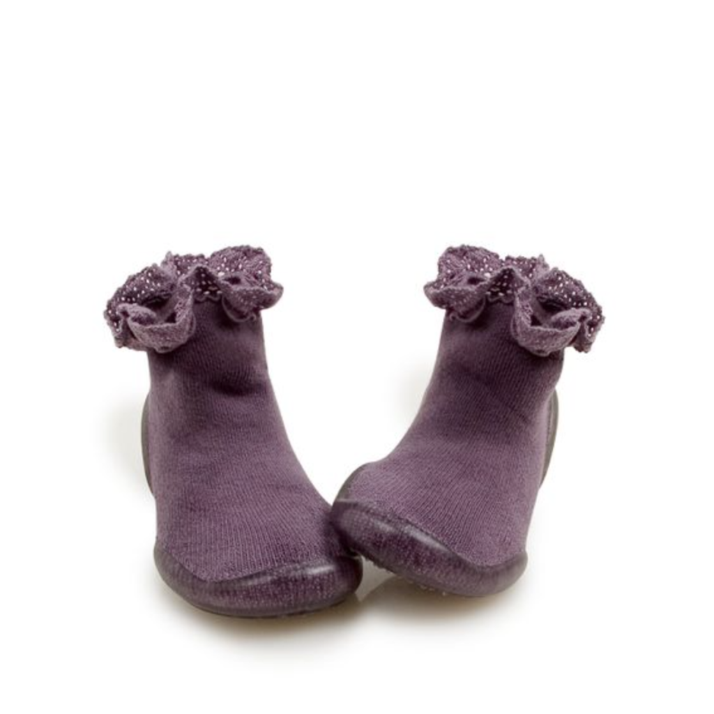 Collegien - Slipper-socks purple Mademoiselle