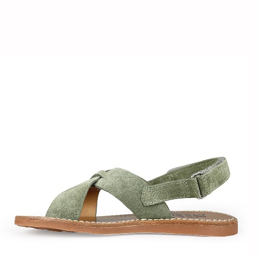 Pom d'api sandals Olive sandal with crossed band