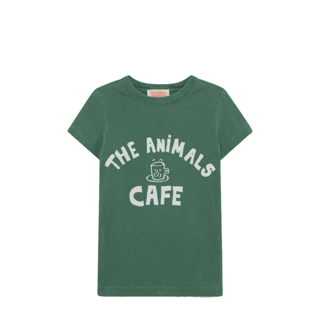 The Animals Observatory - Green t-shirt with print 