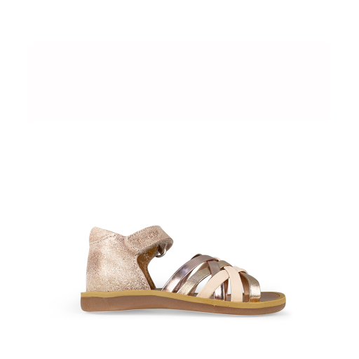 Kids shoe online Pom d'api sandals Sandal with closed heel pink/ nude Pom d'Api