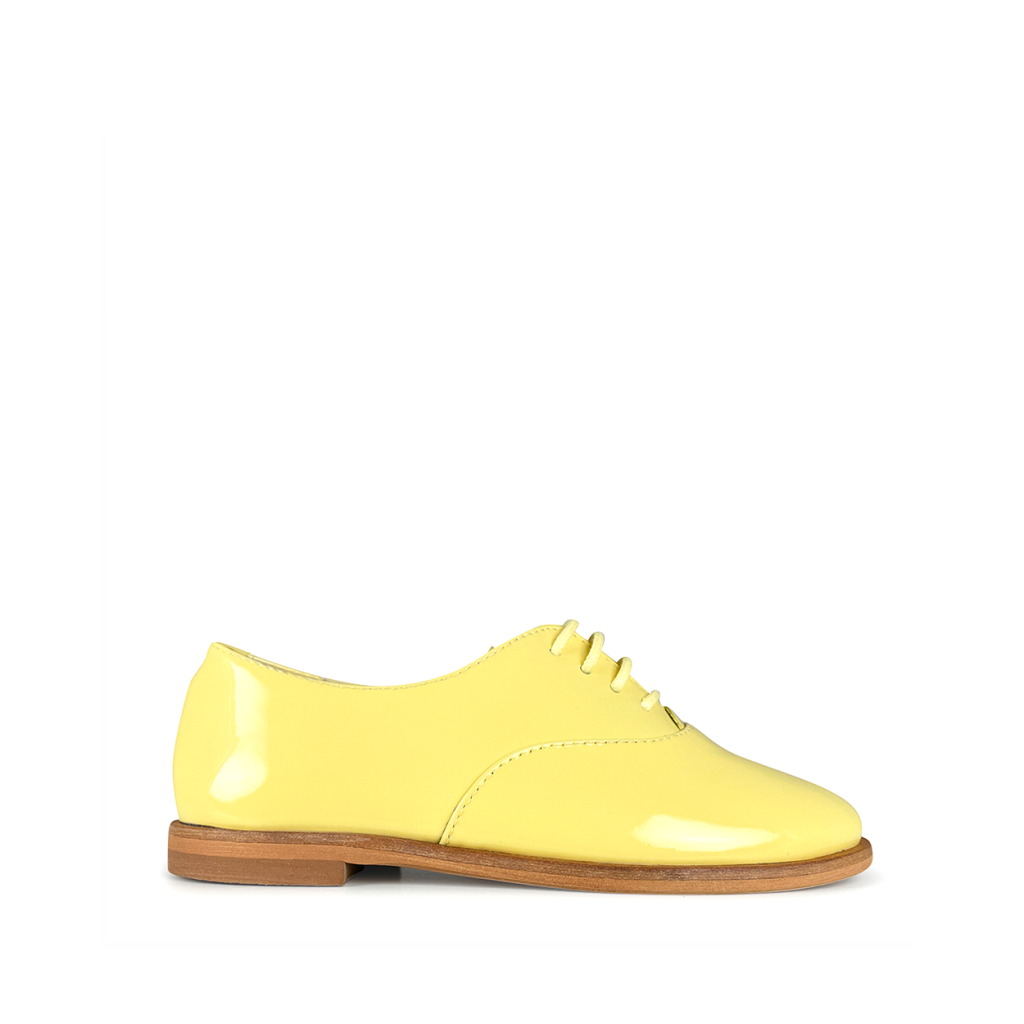 Beberlis - Yellow lace shoe