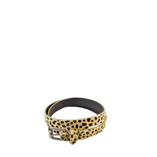 Kinderschoen online Anna Pops ceinturen Fake fur riem met cheetah print