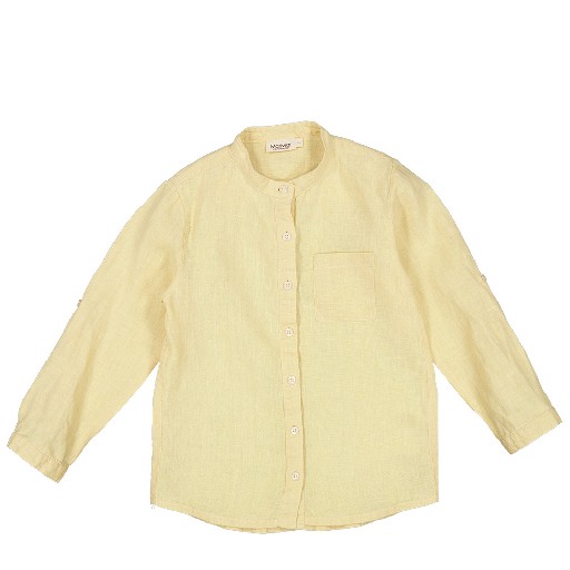 Kids shoe online MarMar Copenhagen blouses Yellow linen shirt MarMar Copenhagen