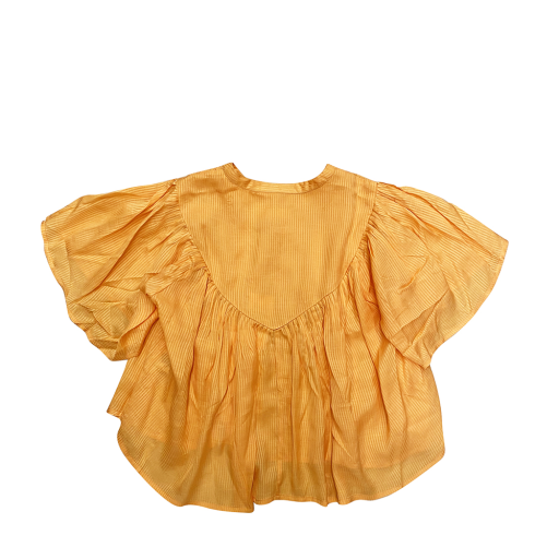 Simple Kids blouses Oranje blouse met wijde mouwen Simple Kids