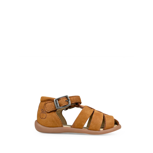 Kinderschoen online Pom d'api sandalen Bruine sandaal met gesloten hiel