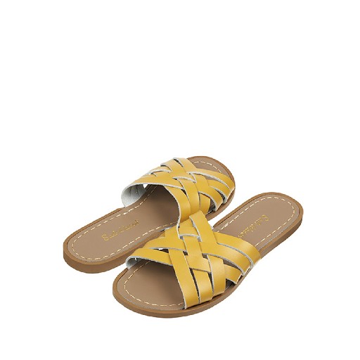 Kinderschoen online Salt water sandal sandalen Salt-Water Retro Slide in mosterdkleur