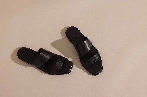 Bisgaard sandalen Zwarte instapper