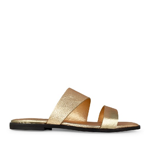 Kids shoe online Bisgaard sandals Gold sandal