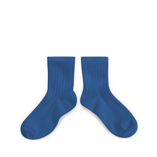 Kids shoe online Collegien short socks Short socks Bleu Saphir
