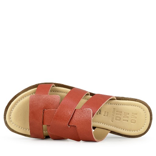Momino sandalen Donkerrode slipper