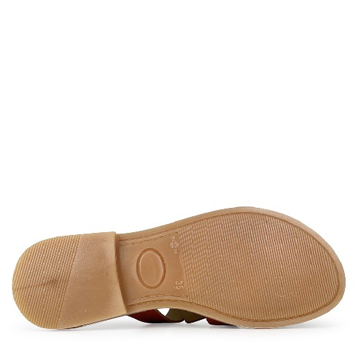 Momino sandalen Donkerrode slipper